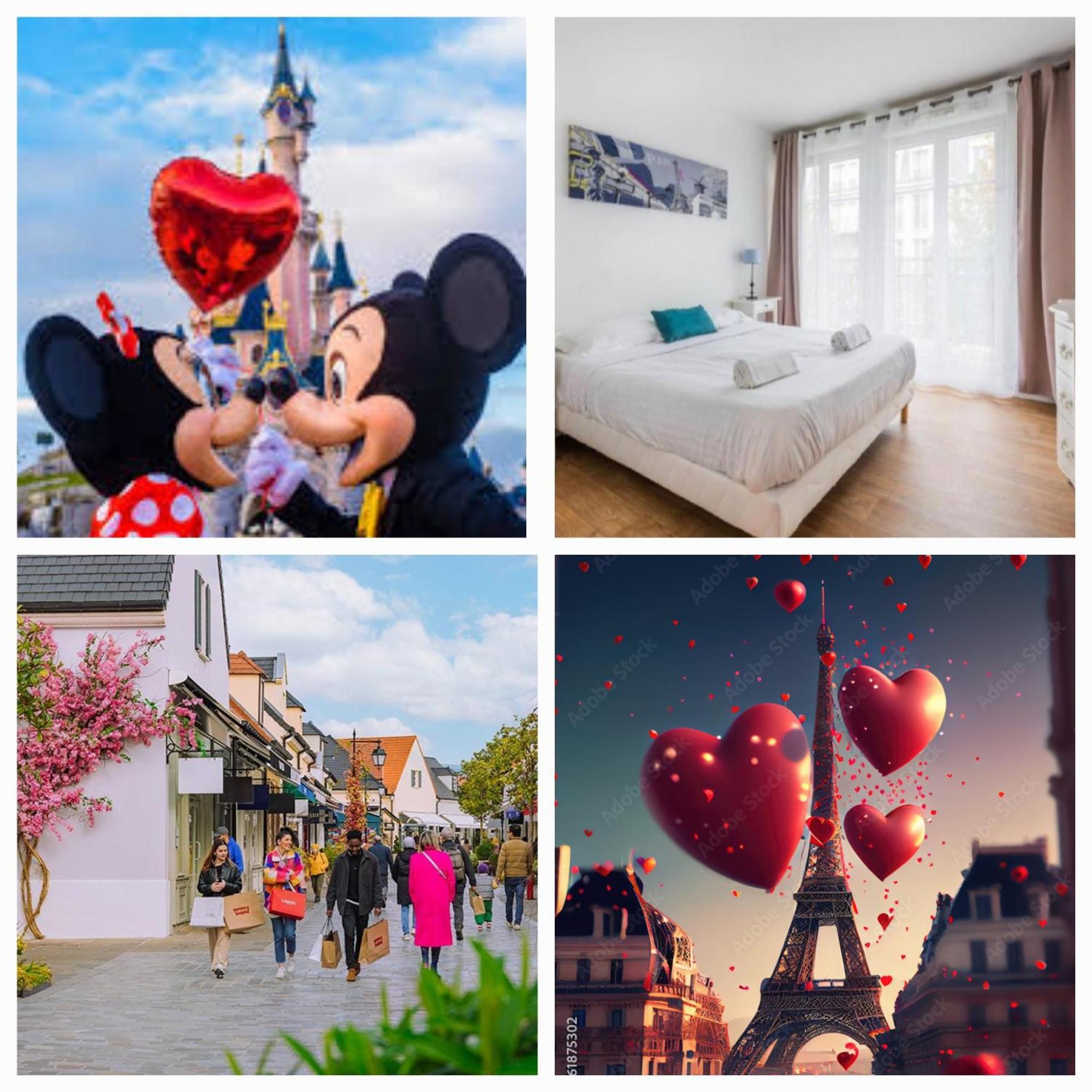 Disney, Very Spacious Comfortable 3 Bedrooms Family Apartment, 8 Pers, Wifi, Netflix 쉐시 외부 사진